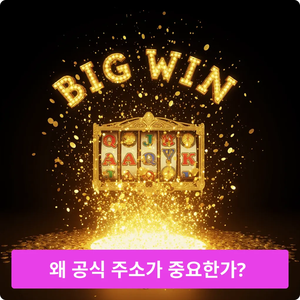 왜 공식 주소가 중요한가? 상세 설명 왜 공식 주소가 중요한가?