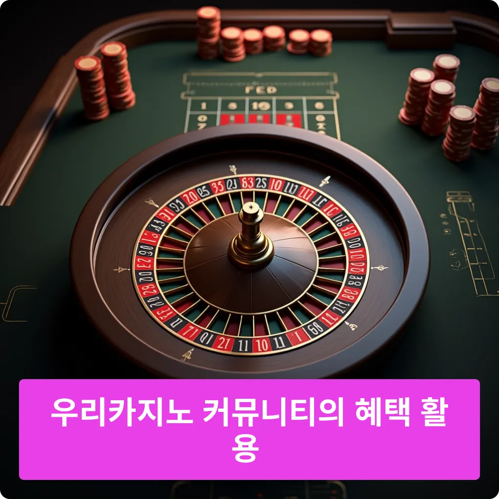 우리카지노 커뮤니티의 혜택 활용 방법 우리카지노 커뮤니티의 혜택 활용