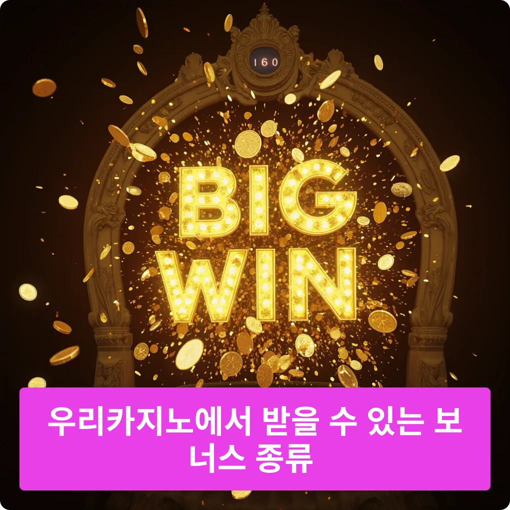 우리카지노에서 받을 수 있는 보너스 종류 총정리 우리카지노에서 받을 수 있는 보너스 종류