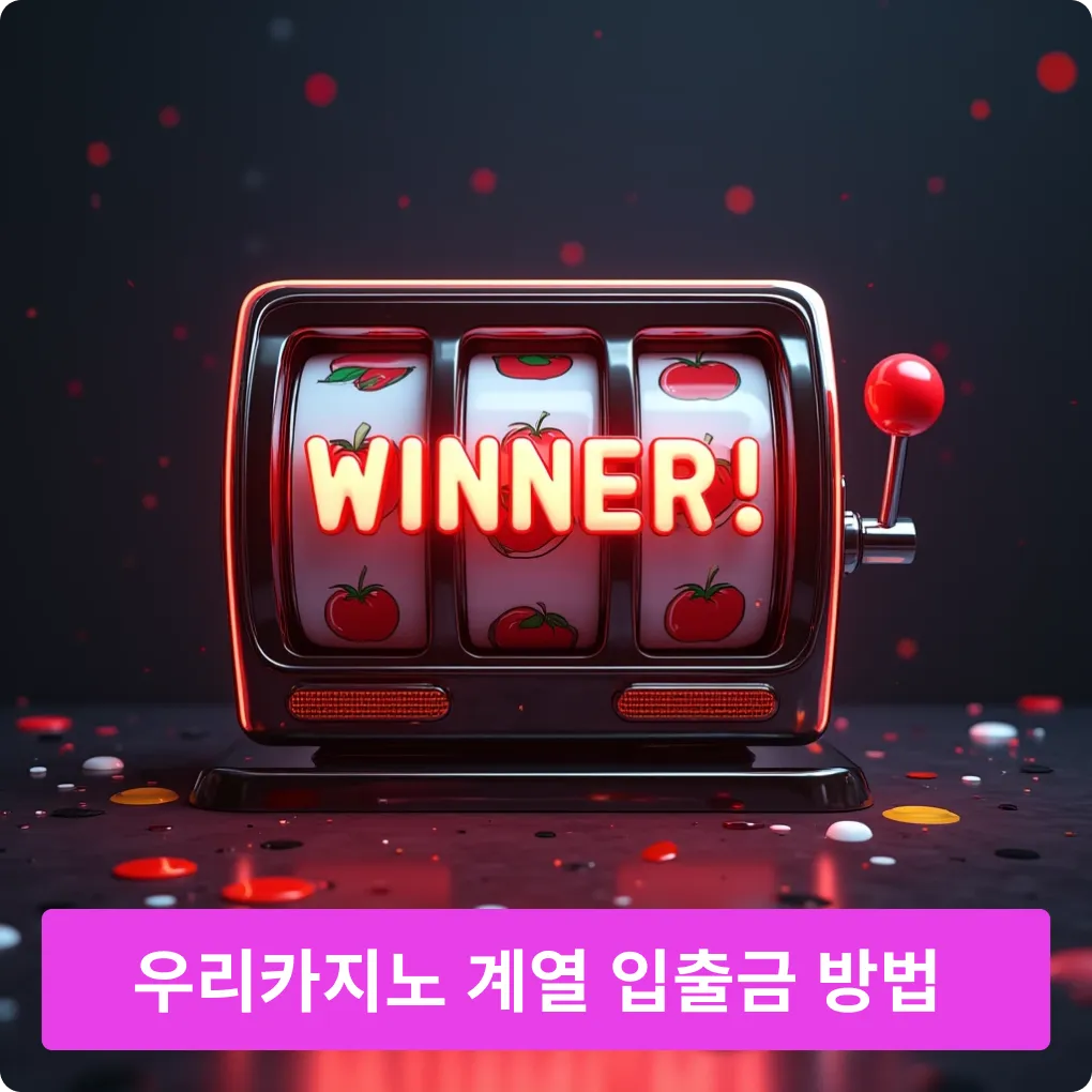 우리카지노 게임 입금금 방법 쉬운 절차 우리카지노 게임 입금금 방법
