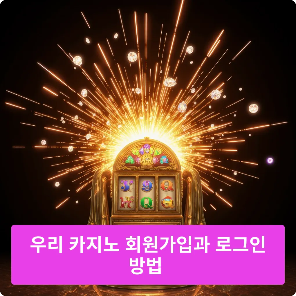 우리 카지노 회원가입과 로그인 방법 간단 가이드 우리 카지노 회원가입과 로그인 방법