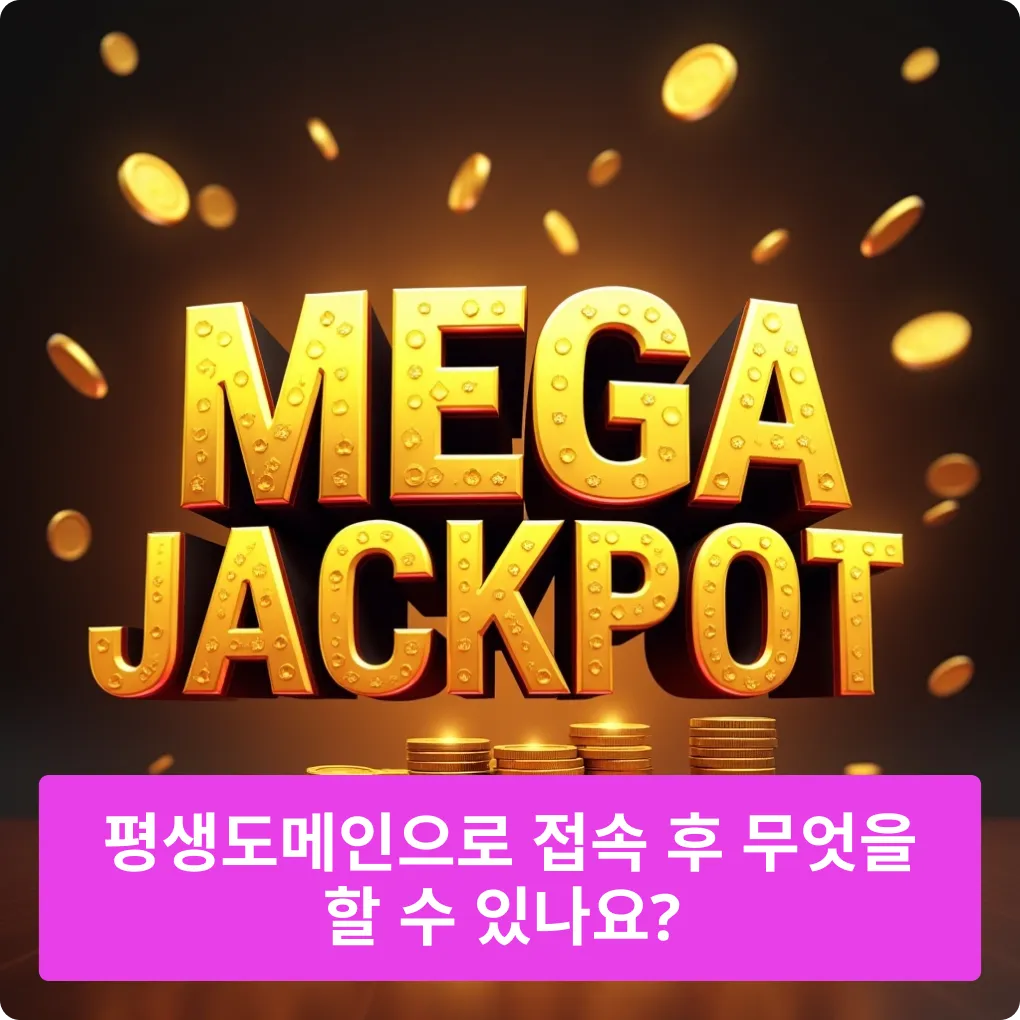 평생도메인으로 접속 후 무엇을 할 수 있나요? 안내 평생도메인으로 접속 후 무엇을 할 수 있나요?